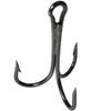 50pcs Treble Fishing Hooks Kit High Carbon Steel Hooks Strong Sharp Round Bend for Lures Baits Saltwater Fishing (4#) view 1