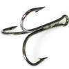 50pcs Treble Fishing Hooks Kit High Carbon Steel Hooks Strong Sharp Round Bend for Lures Baits Saltwater Fishing (4#) view 2