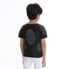 Topeter Football Rib Protector Youth Baseball Chest Protective Shirt Kids Padded Compression Shirt (Black YL) view 4