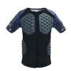 Topeter Football Padded Shirt for Youth, Kids Compression Rib Protector Shirts with Rib/Chest/Shoulder/Back Pads for Boys & Girls (Purple YXL) view 1