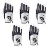 HIRZL Trust Control 2.0 Golf Gloves, All Weather Mens Golf Glove, White/Black, Kangaroo Leather Palm, Cabretta Leather Backhand, Trusted by Pros, Sweat Free, Ultimate Grip view 1