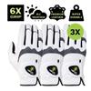 HIRZL Trust Hybrid  Mens All Weather Golf Glove | Kangaroo Leather | Grip and Ergonomic Fit, Medium, Worn on Right Hand - (Pack of 3) view 2