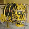 AMAZING HORSE STUFF Double Horse Nylon Driving Harness in Yellow & Black (Full, Cob, Pony,Shetland & Mini) (Mini) view 2