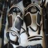 AMAZING HORSE STUFF Double Horse Nylon Driving Harness in Black with White Trim (Full, Cob, Pony, Shetland & Mini) (Mini) view 2
