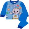 CoComelon Boys Pajama Set | Kids Blue Musical Loungewear T-Shirt & Pants Complete PJ Bundle | Learning is Fun with JJ Pajama view 1