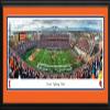 Illinois Football - 44x18-inch Double Mat, Deluxe Framed Picture by Blakeway Panoramas view 1