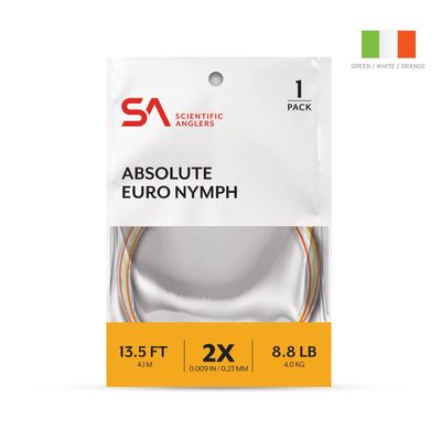Scientific Anglers Absolute Euro Nymph Leader 30 ft 4X