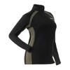 DOING SOMETHING GREAT Women's D-Tech 1/4 Zip Base Layer Hunting Shirts (Black/Olive, Large) view 2