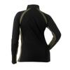DOING SOMETHING GREAT Women's D-Tech 1/4 Zip Base Layer Hunting Shirts (Black/Olive, Large) view 4