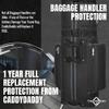 New CaddyDaddy Golf Constrictor with North Pole Club Protector Golf Bag Travel Cover, Black/Grey view 3