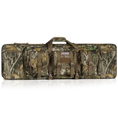 Savior Equipment American Classic Tactical Double Long Gun Bag Pistol Transportation Case w/Backpack Strap, 36 Inch Edge