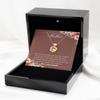 Heart Knot Gold Necklace Luxury Box Mother Heart Knot Necklace Gift view 2