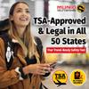 MUNIO Self Defense Keychain  Lightweight, Stylish & Portable Safety Tool for Women & Men  Non-Lethal Kubotan, Easy to Use, TSA Approved  Made in USA  Today Design view 4