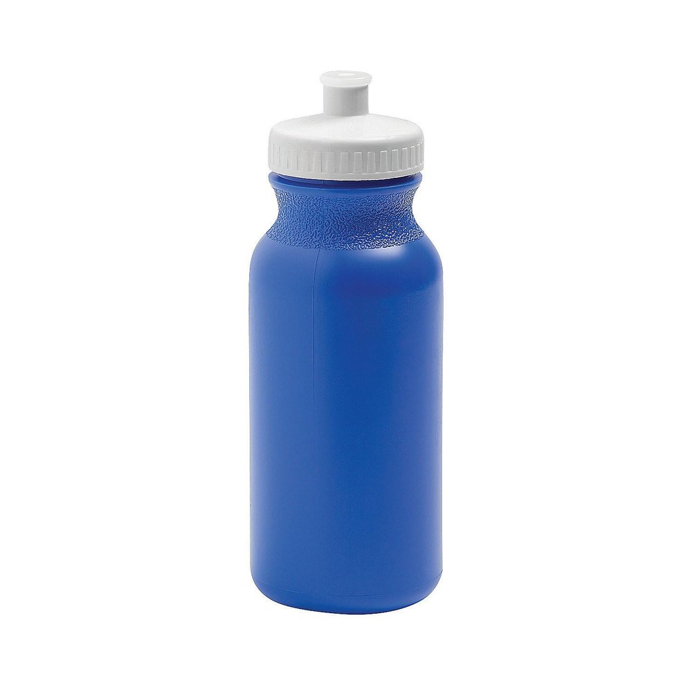 Fun Express 20 oz. Blue Plastic Water Bottles - 50 Pieces