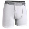 2UNDR Men's 6" Flow Shift Boxer Briefs (White, X-Large) view 1