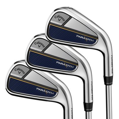 Callaway 2023 Paradym Iron Sets, Left Handed, 5-PW,AW, Steel, Stiff