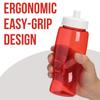 Fun Express 27 oz. Red Plastic Water Bottles - 50 Pieces view 4