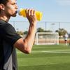 Fun Express 20 oz. Yellow Plastic Water Bottles - 50 Pieces view 2