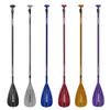 NIXY Full Carbon Fiber SUP Paddle - Adjustable 3 Piece Pro With ABS Blade Edge for Stand Up Paddle Board - Durable, Lightweight Floating (Purple, Large - 94 sq in. Blade) view 4