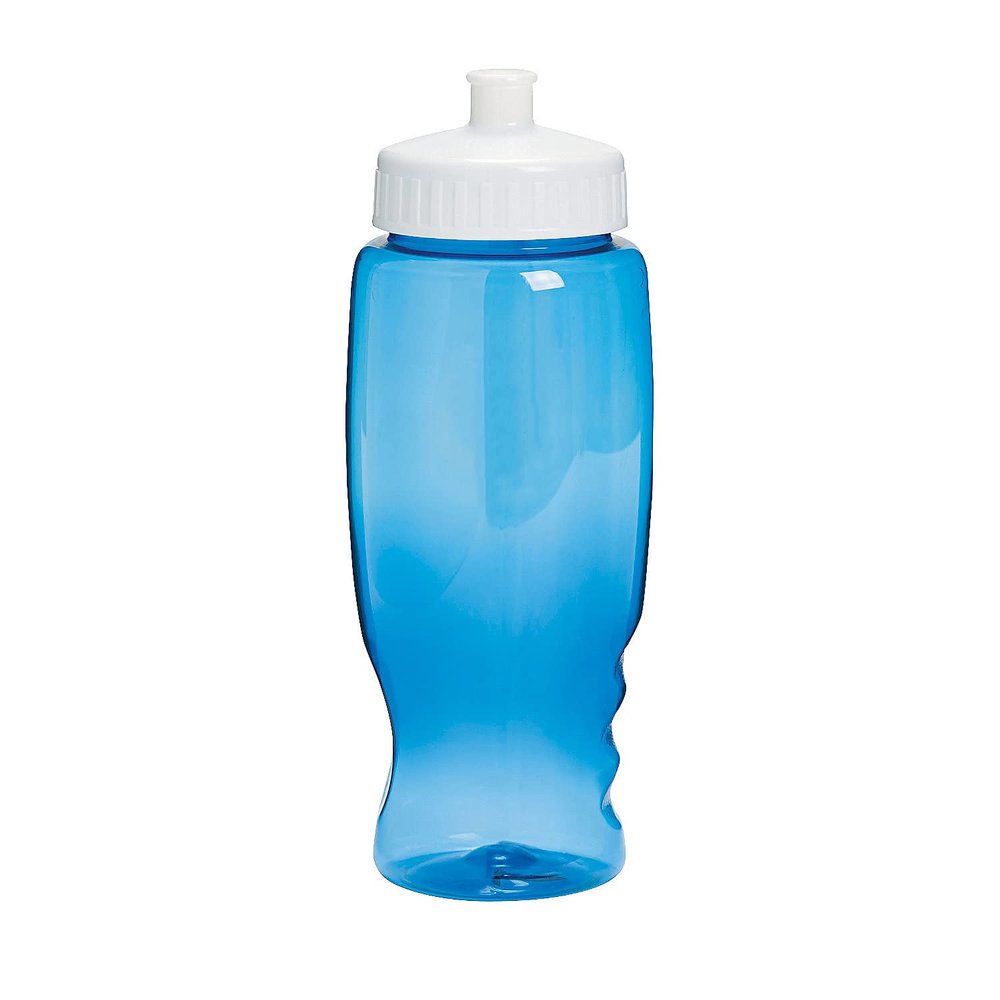 Fun Express 27 oz. Blue Plastic Water Bottles - 50 Pieces