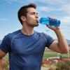 Fun Express 27 oz. Blue Plastic Water Bottles - 50 Pieces view 2