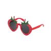 Fun Express Strawberry Sunglasses Kids Bulk 12 Pack - Colorful Party Glasses for Birthday Party Favors | Fun Plastic Sunglasses for Kids Party Bags & Summer Celebrations | Red Fruit Design view 1