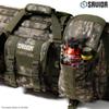 Savior Equipment American Classic Tactical Double Long Gun Bag Pistol Transportation Case w/Backpack Strap, 36 Inch Timber view 4