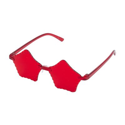 Fun Express Red Rimless Star Sunglasses 12 Pieces