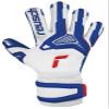 Reusch Attrakt Freegel Gold Sleek Finger Support Goalkeeper Gloves, Blue/White, Size 6 view 2