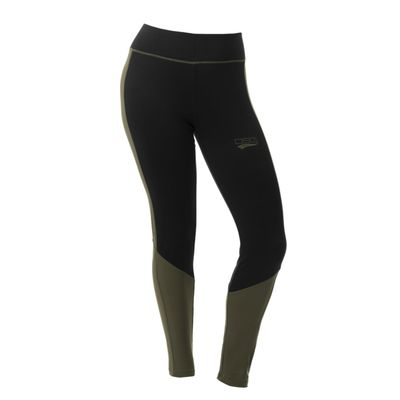 DOING SOMETHING GREAT Women's D-Tech Base Layer Hunting Pants (Black/Olive, X-Small)