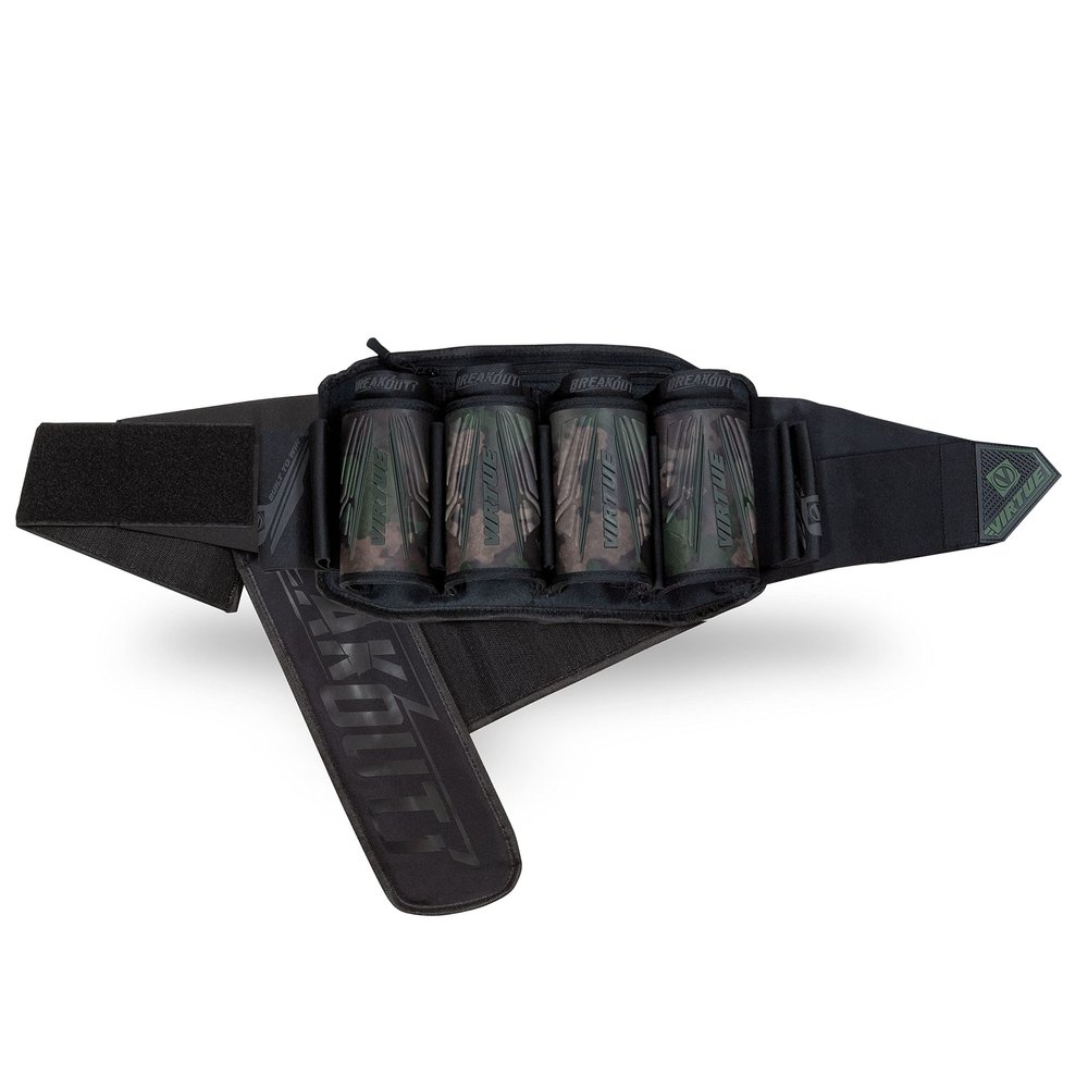VIRTUE Breakout V2 Strapless Paintball Harness - Reality Brush Camo 4+7