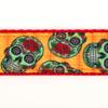 Country Brook Design - Sugar Skulls on Red Nylon Webbing (3/4 Inch, 5 Yards) view 3