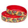 Country Brook Design - Sugar Skulls on Red Nylon Webbing (3/4 Inch, 5 Yards) view 4