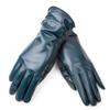 Classic Pleated Leather Gloves Women Color Real Leather Gloves Women Leather Winter Gloves Women Dark Gray 7 view 4