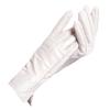 White Leather Women's Gloves, Cotton Lining Warm, Leather Gloves, Leather Gloves Warm Winter Beige 6.5 view 1