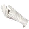 White Leather Women's Gloves, Cotton Lining Warm, Leather Gloves, Leather Gloves Warm Winter Beige 6.5 view 2