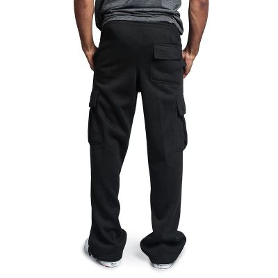 Ozmmyan Cargo Pants for Men Solid Casual Multiple Pockets Outdoor Straight Type Fitness Long Pants Cargo Pants Trousers