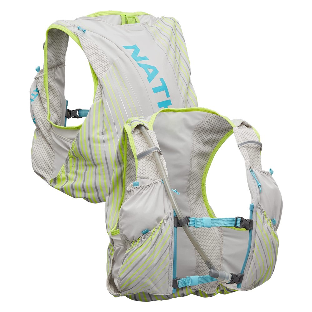 Nathan Unisex Pinnacle Race Vest w/ 12L Hydration Pack, Running Vest with Water Bladder, Hydration Vest for Running Women, Water-Resistant, Moisture Wicking