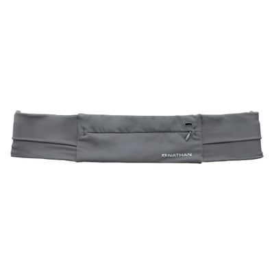 Nathan Running Belt Adjustable Fit Zipster, Zippered, Weather-Resistant Pocket & Two Quick-Stash Pockets for Running Gear, Running Fanny Pack, Walking, Hiking, Gym