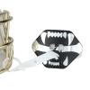 DUTYBOD Football Mouth Guard Double Braces Mouth Guard Upper and Lower Teeth Protection Mouth Guard No Boil-Instant Fit for Youth and Adults (Silver) view 1