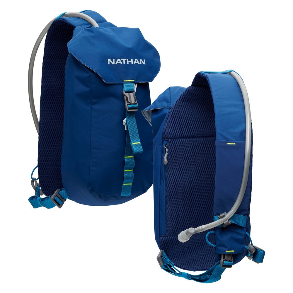 Nathan Limitless 6L Hydration Sling, Two Side Pockets & Small Zipper Stash Pocket for Essential Storage, Breathable & Moisture Wicking