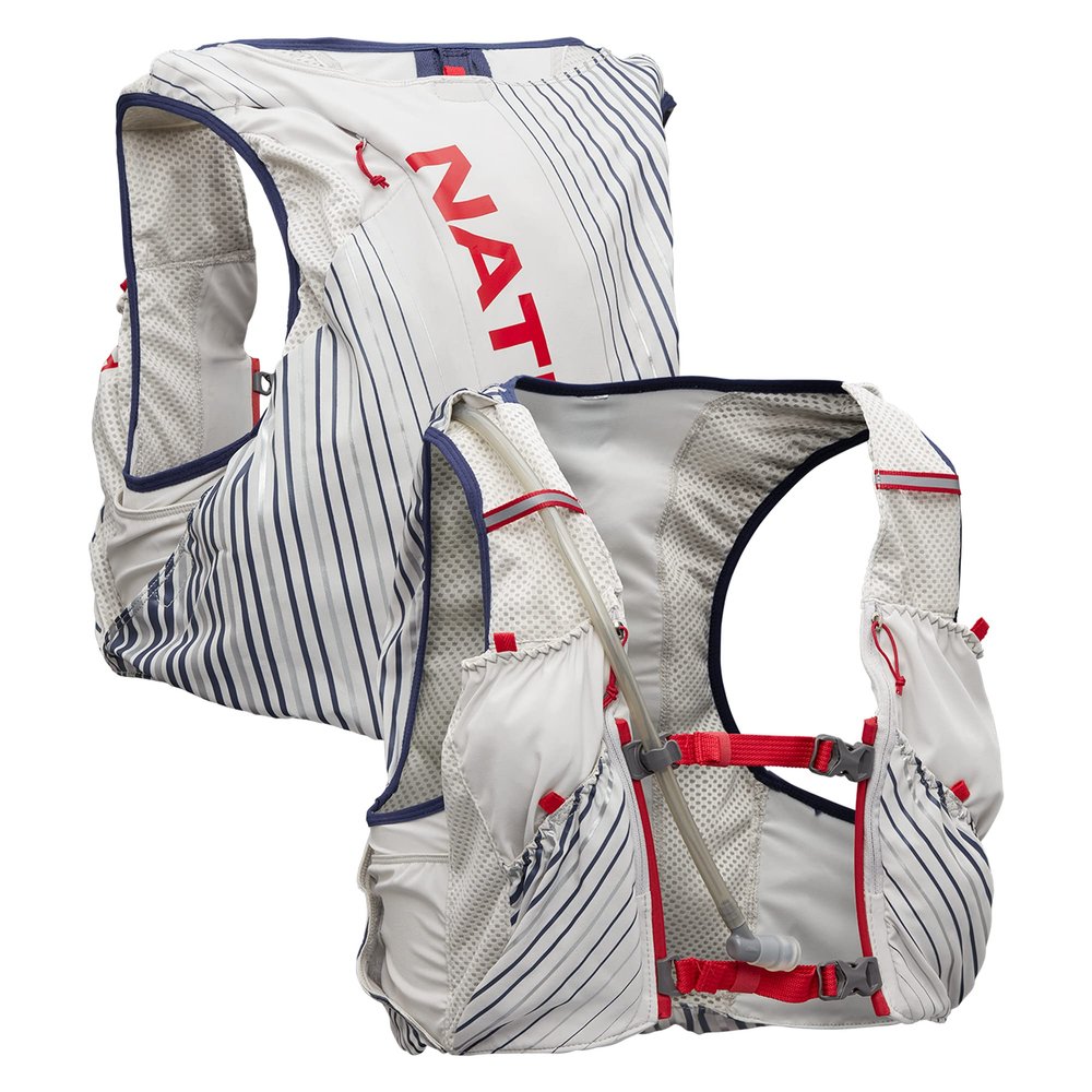 Nathan Pinnacle Race Vest 12L Hydration Pack, 1.6L Water Bladder, Running Vest, Water-Resistant Pockets, Lightweight & Moisture Wicking