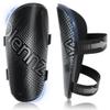 RAYSHARP Shin Guards Soccer Youth - Comfortable and Durable Toddler Kids Soccer Shin Guards with Adjustable Straps for Teenagers Adults Black M view 1