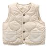 JiaYou Girls Boys Soft Vest Lightweight Warm Outwear with Pockets(Beige,2 Years) view 1