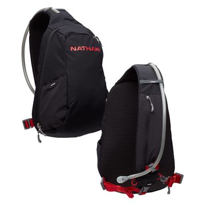 Nathan Limitless 8L Hydration Sling, Two Side Pockets & Small Zipper Stash Pocket for Essential Storage, Breathable & Moisture Wicking