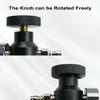 SZRKRLA Paintball Co2 Tank Adapter Compressed Air Fill Station Remote Switch ASA Adapter with 3000psi Gauge Black view 3