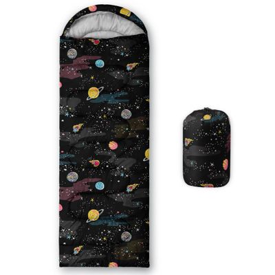 BailiPromise Star Sky Printed Camping Sleeping Bags,3 Season Warm & Cool Weather,Lightweight,Waterproof Sleeping Bags for Adults & Kids,Traveling,and Outdoors,Camping Gear Equipment,31x90inch