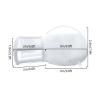 Bubble Tent,Inflatable Tent Grade PVC Clear Eco Dome Camping Bubble Tent W/Fan, Screen House for Patios,Weather Proof Pod,Cold Protection Camping Tent (9.8 x 7.9ft+6.6 x 5.9ft, Translucent A) view 4