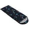 BailiPromise Outer Space Rocket Printed Camping Sleeping Bags,3 Season Warm Weather,Lightweight,Waterproof Sleeping Bags for Adults & Kids,Traveling,and Outdoors,Camping Gear Equipment,31x90inch view 2