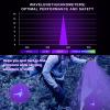 96 LED 395nm UV / 6500K Flashlight Camping Blacklight , 10000mAh Rechargeable, 3000 Lumens, Glow Lights for Party , Bedroom, Fluorescent Poster , Dog/Cat Urine , Bed Bug ,Halloween Black Light (UV) view 4